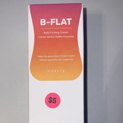 B- Flat Belly Firming Cream