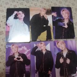 Suga Of BTS photocards