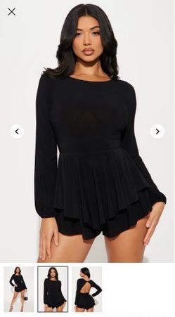 Long sleeve romper