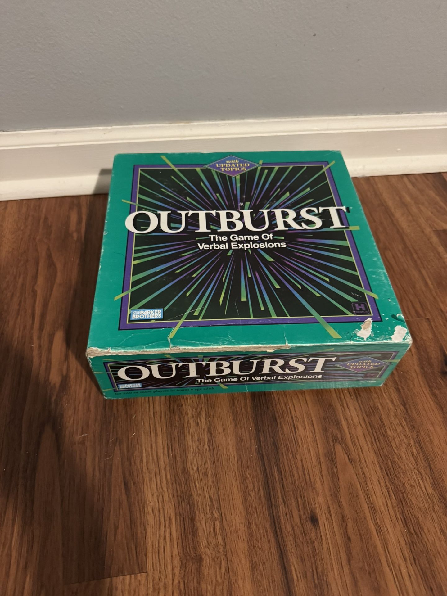 Outburst Parker Brothers Board Game 1994