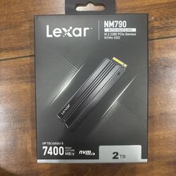 Lexar NM790 2TB M.2 NVMe Internal SSD PCIe 4.0 x 4 Up to 7400MB/s High Speed SSD