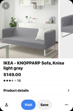 Ikea Sofa Gray- Great Deal