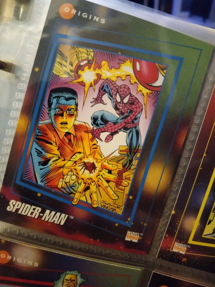 1992 Marvel Card. Spider-Man