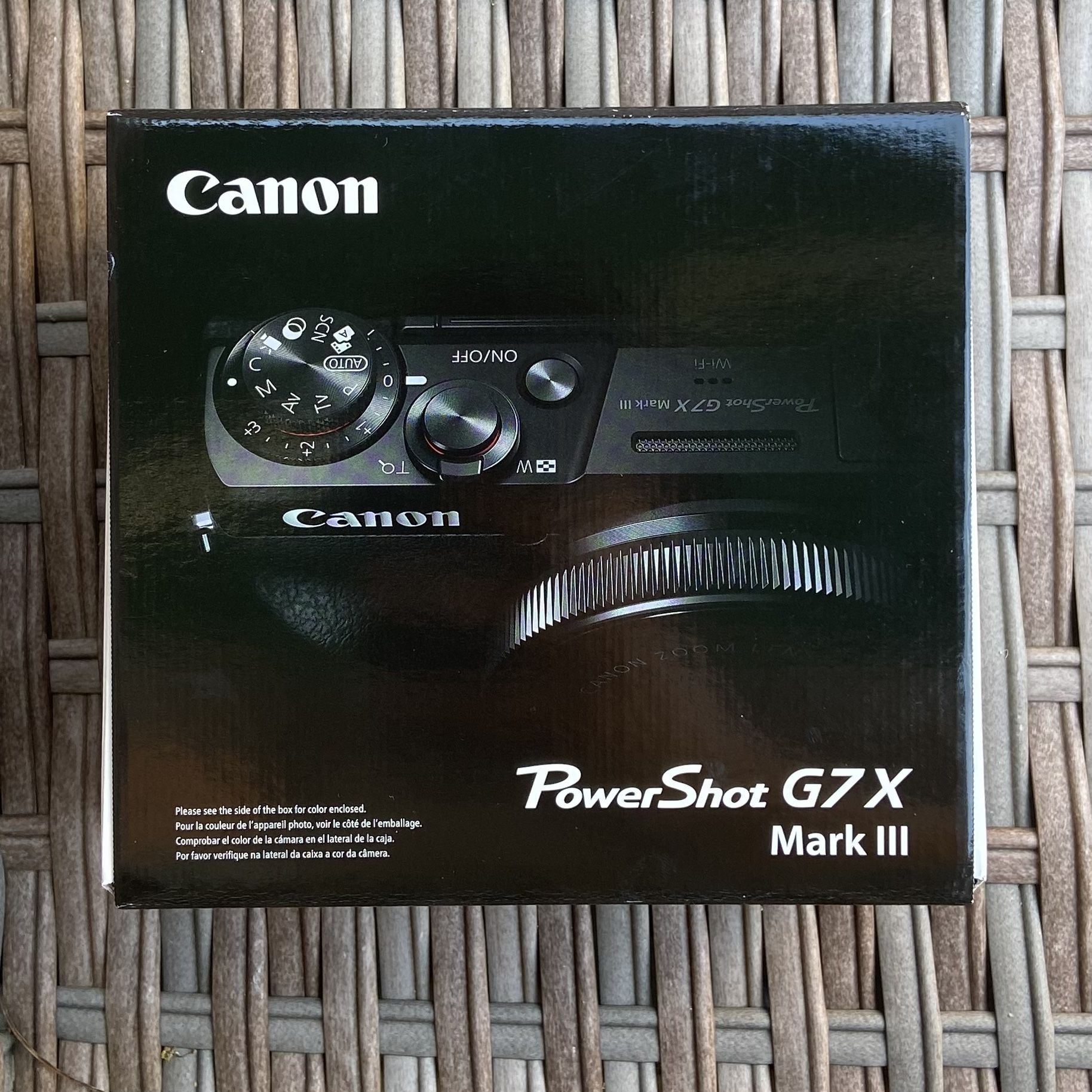 Canon PowerShot G7X Mark III 20.1 Megapixel Digital Camera Black