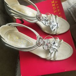 Silver Dressy Shoes