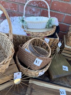 Woven Wicker Baskets  yard sale Thursday 10/15