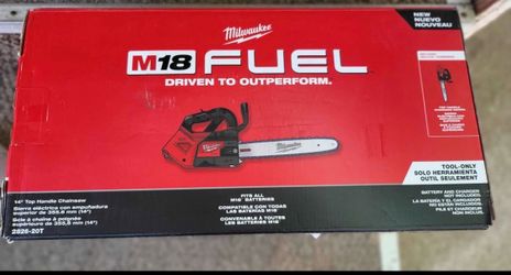 Milwaukee 2826-20T M18 Fuel 18 Volt 14' Top Handle Chainsaw