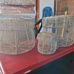 Pier 1 Wire Storage Baskets
