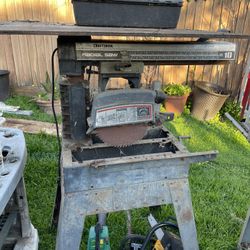 Sears Radial Saw With Table
