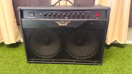 Raven RG 100, a 100 W, 2x12 solid state guitar combo, amplifier