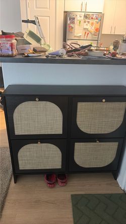 Hidden shoe rack