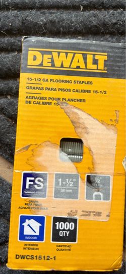 1-1/2 in. x 15.5-Gauge Glue Collated Flooring Staples (1,000 per Box)