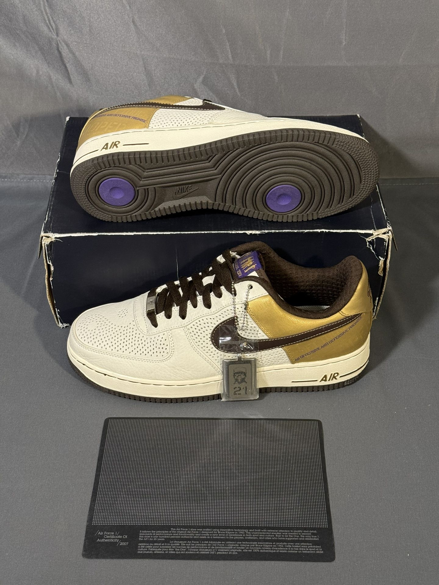 Nike Air Force 1 Premium ’07 “Cooper” (AF1 XXV 25th Anniversary) Size 10