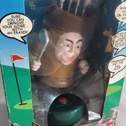 Caddy Cracks Animated Talking Bank by Mag-nif 2000 - Golf Theme