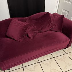 Burgundy Couch