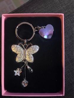 Things remembered butterfly keychain