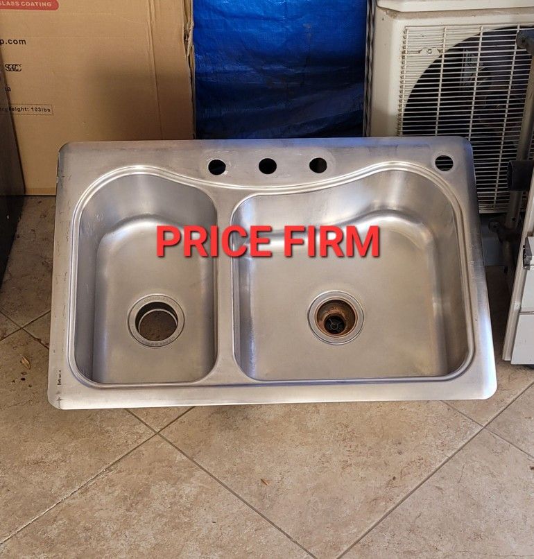 Kohler drop-in sink Stainless Steel, Excellent Conditon, Read Description for Detail