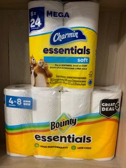Charmin & Bounty Essentials, Price for Both
