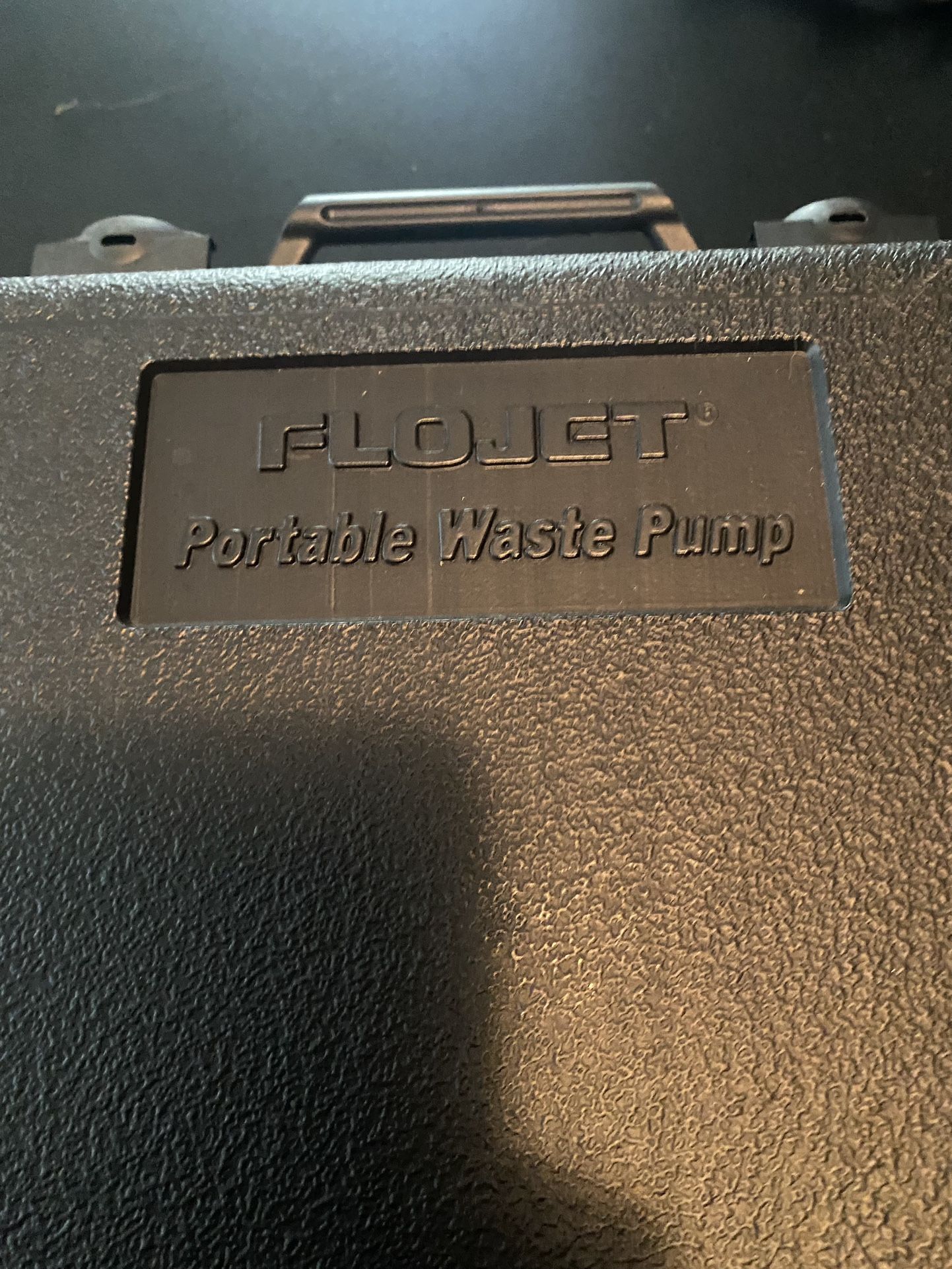 Flojet portable RV waste pump