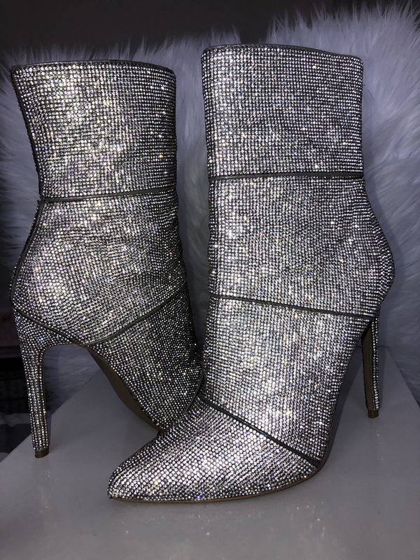 STEVE MADDEN SPARKLY RHINESTONE PUMPS! (HEELS, BOOTIES) Size 7.5 for ...