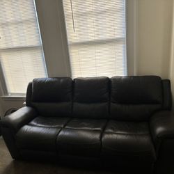 Recline Leather Couch 