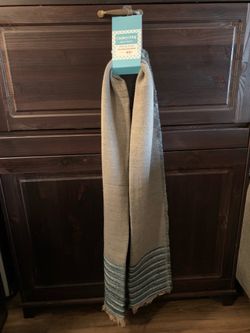Gray & Blue Scarf