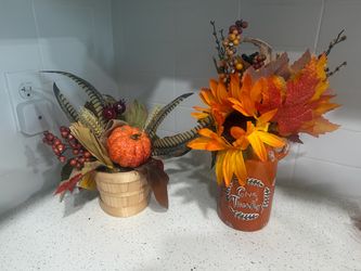 Fall Harvest Floral Decoration Set