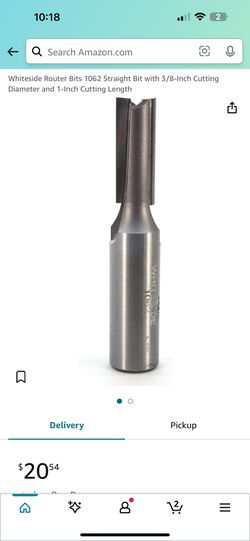 $15Whiteside Router Bit 1062 NEW cost$22