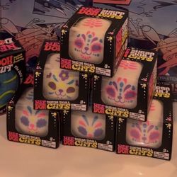 NeeDoh Sugar Skull Cats