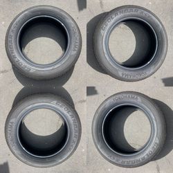 265/55R20 Yokohama Geolandar X-CV Set of 4 10/32 tread Used Tires 265 55 20 149