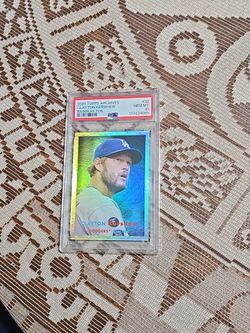 2021 Topps Archives Clayton Kershaw Rainbow Foil PSA 10