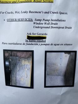 Basement Foundation Leaking Cracks