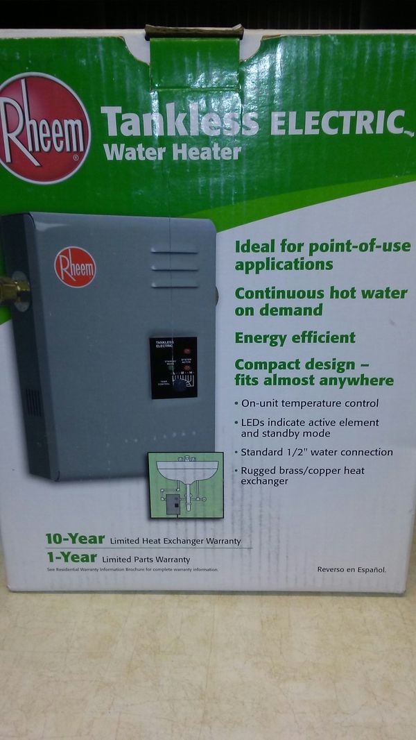 Rheem 13 Kw Tankless Water Heater