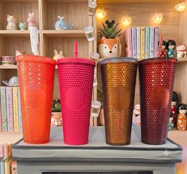 Starbucks Studded Cold Cup Tumblers – Set of 4
