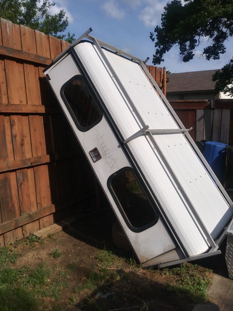 Truck bed camper top