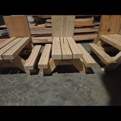 Squirrel Feeder Picnic Tables