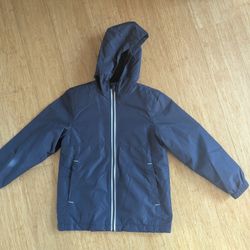 Boys Rain Jackets Lightweight Waterproof Hooded fleece Raincoats Windbreakers for Kids