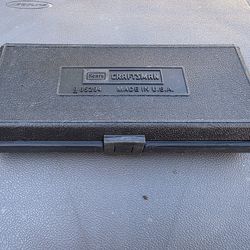 Vintage Craftsman Tool Case Model 9 65294 Originally for a Craftsman 3/8-inch drive socket set Tool Box / Case Only