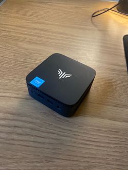 A intel windows 10 mini pc with a Philips monitor
