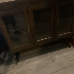 Two Piece China Cabinet 