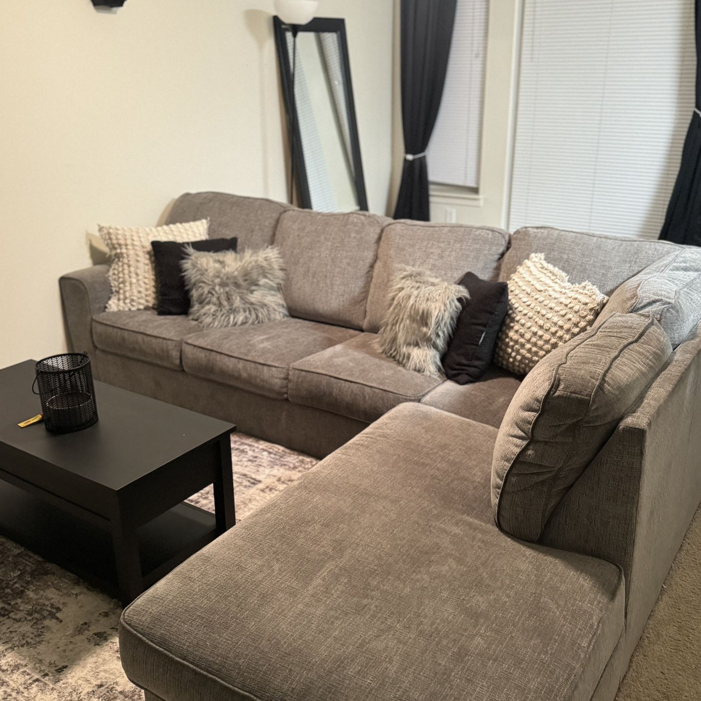 Grey L Sectional 