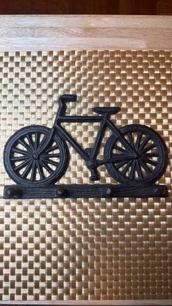 Cast Iron Bicycle Wall Key Holder