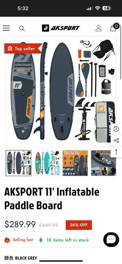 AKSPORT PADDLE BOARD