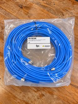 Laird SD6-BB50BE 50ft Canare L-5CFW 3G HD-SDI BNC RG6 Cable Blue