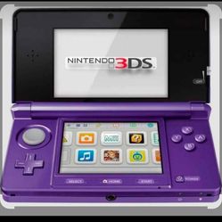 Nintendo 3DS Handheld Console Purple