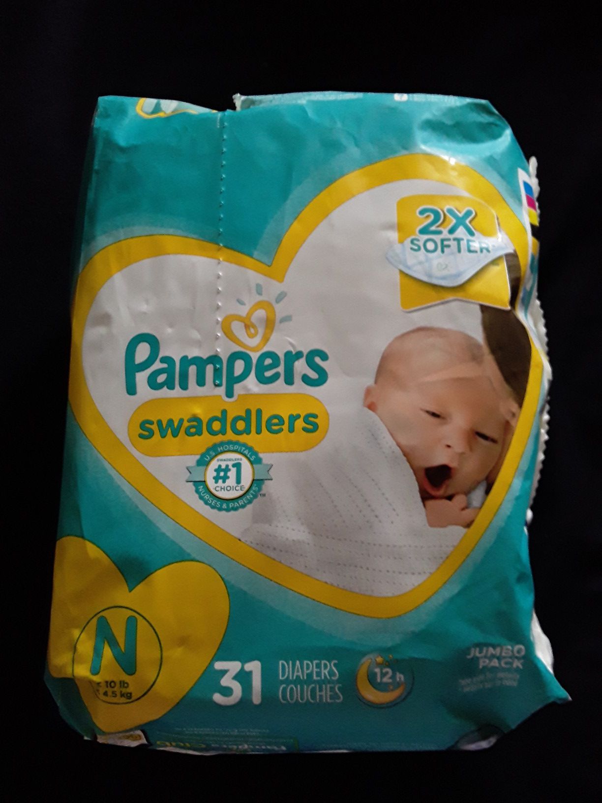 Pampers Size newborn diapers