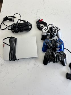 PS2 with controllers
