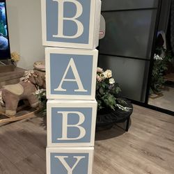 Large Baby Shower blocks, custom baby name blocks nursery decor, baby shower decoration, photo prop