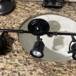 Bathroom Light & Towel Holder 