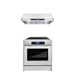 LUXURY KITCHEN APPLIANCES - New Open Box RANGE OVEN COOKTOP HOOD 